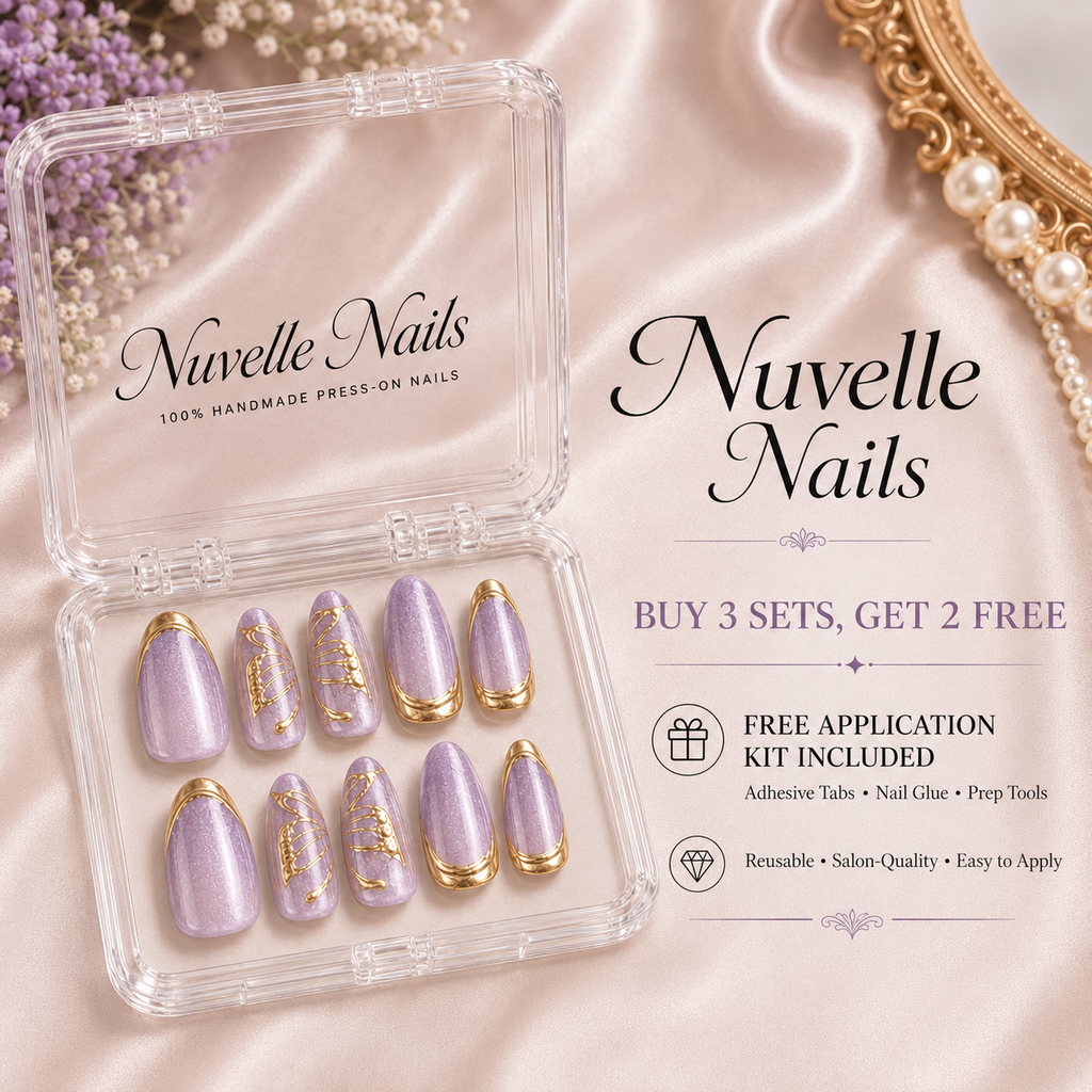 100% Handmade Press-On Nails