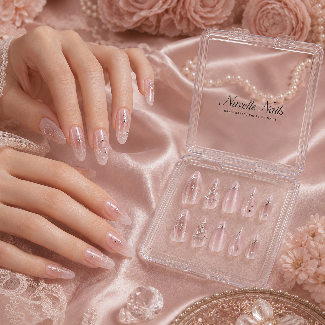 100% Handmade Press-On Nails